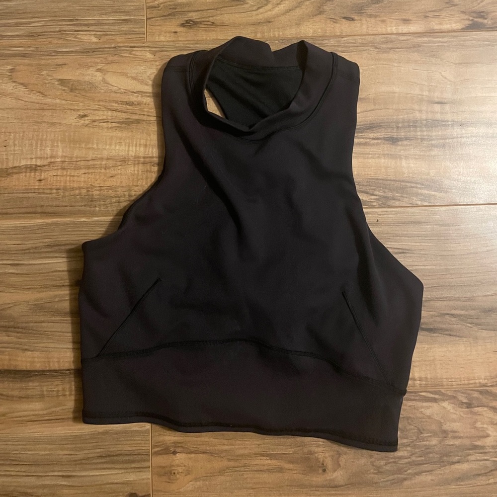 Lululemon high neck crop top